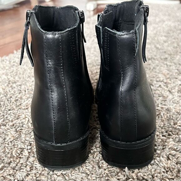 Easy Spirit Womens Black Casual Booties Shoe Sz 8.5M Lacy, Block Heel, Round-Toe - Picture 3 of 10